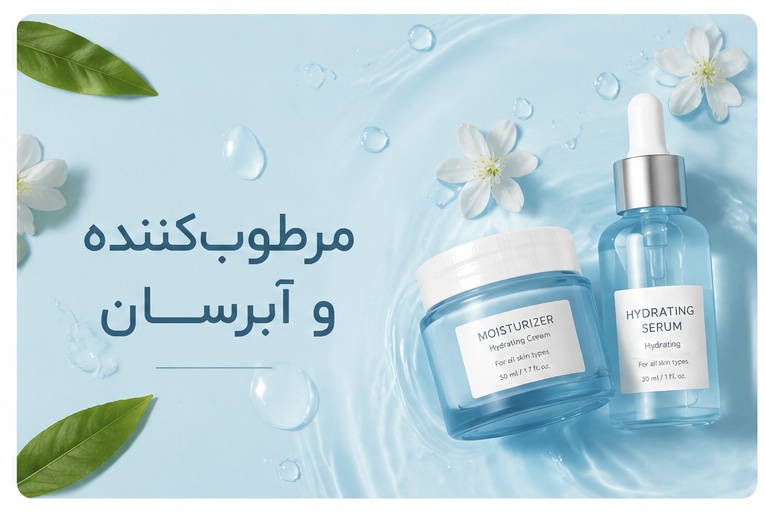 خرید آنلاین مرطوب کننده و آب رسان