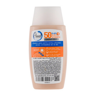 ضد آفتاب رنگی پیکسل با Spf50 مناسب پوست چرب و جوش دار حجم 50 میلی لیتر رنگ بژ روشن
