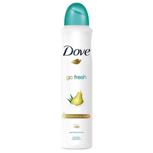 اسپری ضد تعریق داو DOVE رایحه گلابی و آلوئه ورا مدل Go Fresh Pear & Aloe vera حجم 250 میلی لیتر اورجینال
