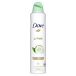 اسپری ضد تعریق داو DOVE رایحه خیار و چای سبز مدل Go Fresh Cucumber and Green Tea حجم 250 میلی لیتر اورجینالورجینال