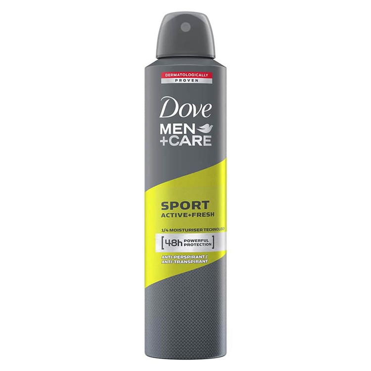 اسپری ضد تعریق داو DOVE مدل Men Care sport حجم 250 میلی لیتر اورجیناللیتر اورجینال