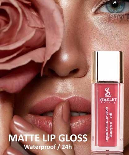 رژ لب مایع ۲۴ ساعته استارلت starlet liquid Matt’s lip gloss waterproof 24 h