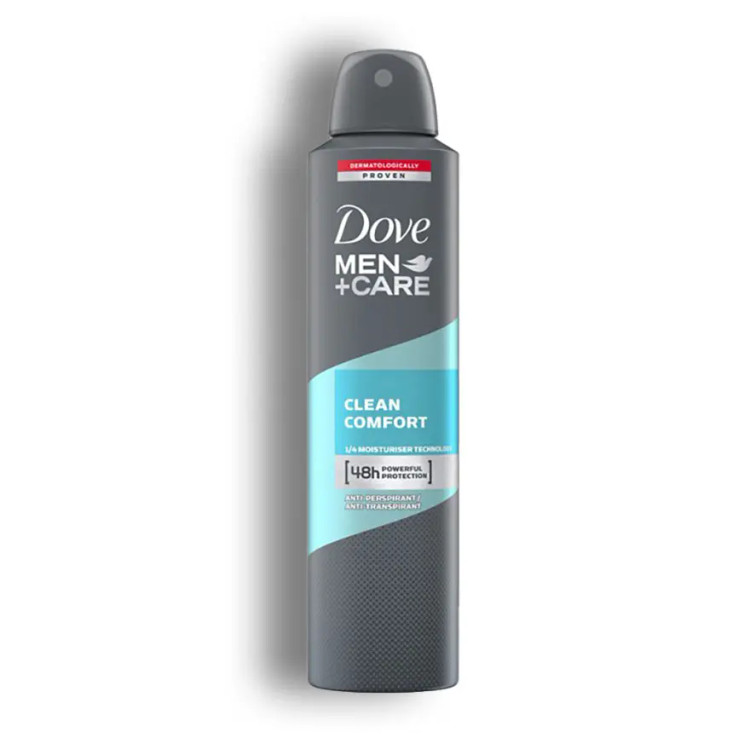 اسپری ضد تعریق داو DOVE مدل Men Care Clean Comfort حجم 250 میلی لیتر اورجینال