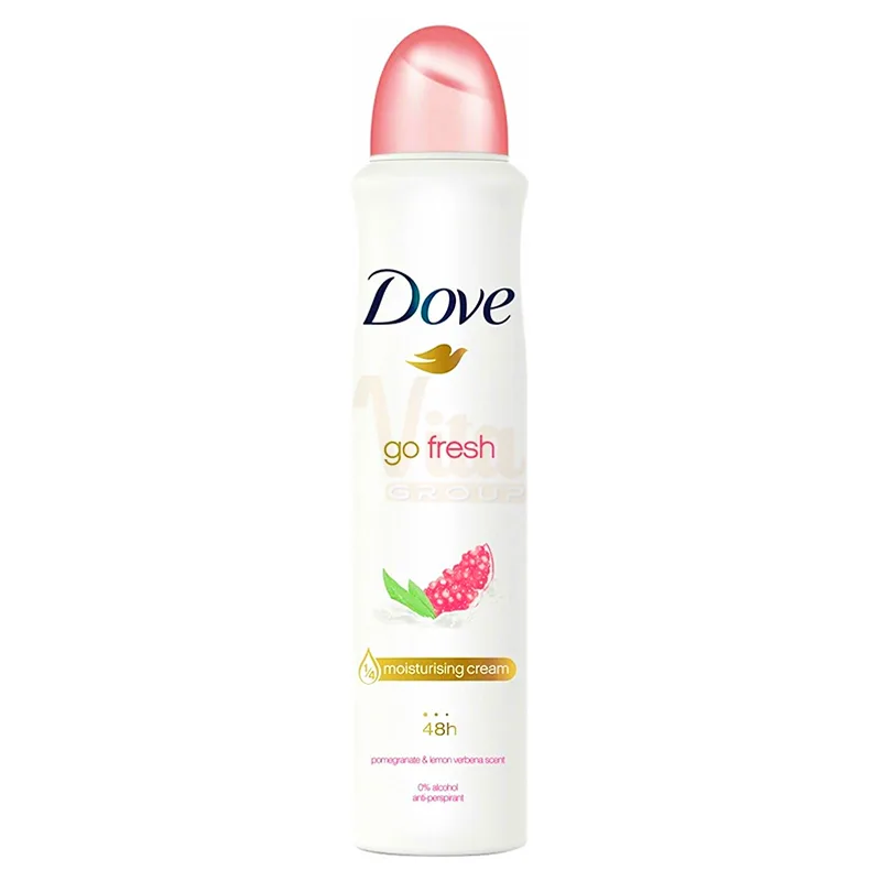 اسپری ضدتعریق زنانه داو رایحه انار Go Fresh حجم 250 میل