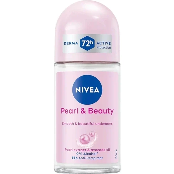مام رول ضد تعريق زنانه نیوآ 72 ساعته مدل pearl & beauty