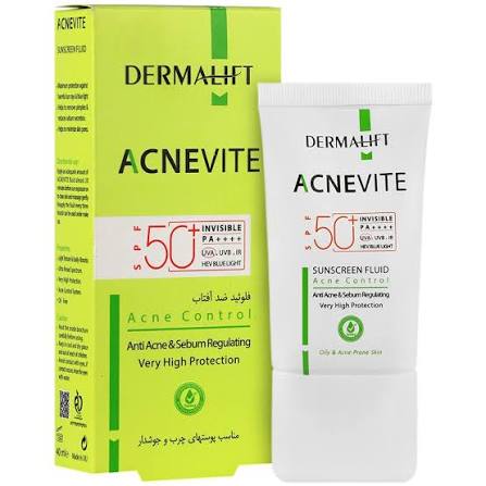 فلوئید ضد آفتاب آکنویت SPF50 (بی رنگ)