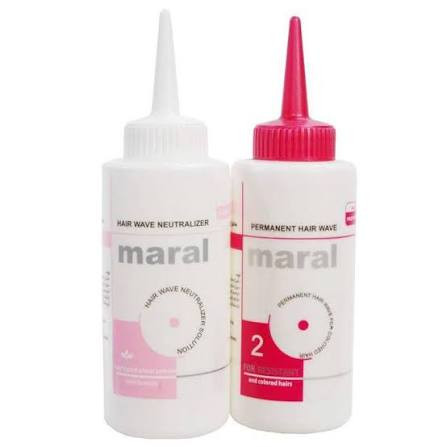 مواد فر کننده موهای رنگ شده مارال maral (کیت فر مارال شماره 02) حجم 100 میل