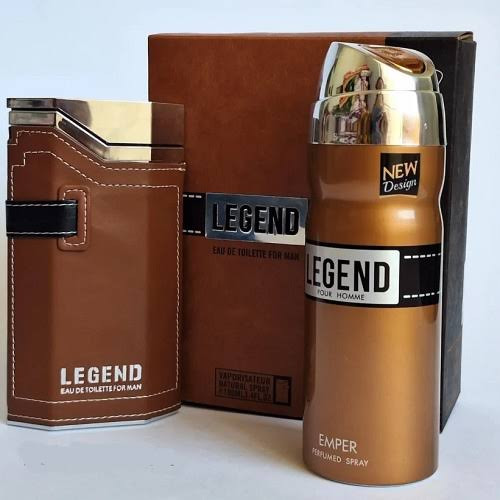عطر ادکلن امپر لجند قهوه ای اصل | Emper Legend حجم 100 میل + اسپری (اورجینال)