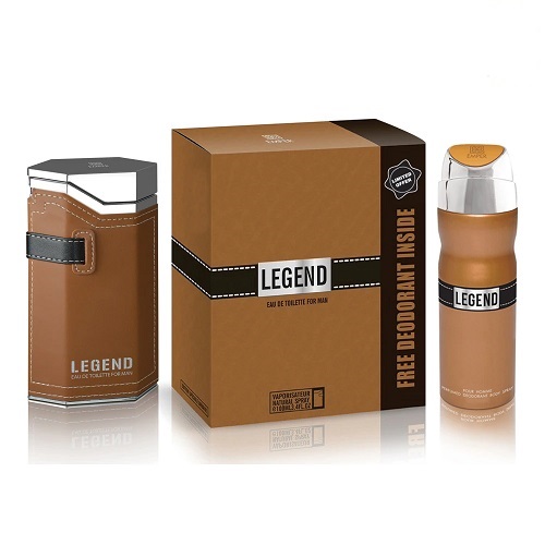 عطر ادکلن امپر لجند قهوه ای اصل | Emper Legend حجم 100 میل + اسپری (اورجینال)