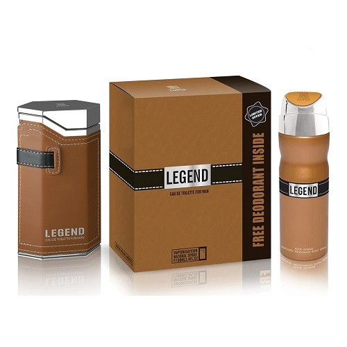عطر ادکلن امپر لجند قهوه ای اصل | Emper Legend حجم 100 میل + اسپری (اورجینال)
