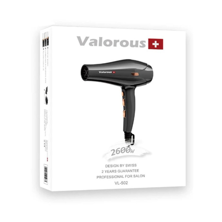 سشوار حرفه ای 2600 وات والوروس مدل VL-502